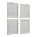 Renwil Ispra 19" Wide Wall Decor - Matte White