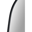 Renwil Bergen 36" Tall Rectangle Wall Mirror - Black