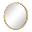 Renwil Rita 48" H x 48" W Wall Mirror - Brown