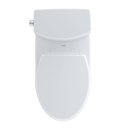 TOTO Vespin II 1G Two Piece Elongated 1.0 GPF Universal Height Skirted Toilet with Cefiontect and Right Hand Trip Lever