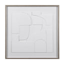 Renwil Stardust 48" Wide Wall Art - Matte White