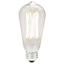 Renwil Led Dimmable Light Bulb 650 Lumens 6 Filaments Color Temperature-2700K (Pack of 3)