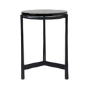 Renwil Avila Indoor Cast Aluminum Side Table - Black