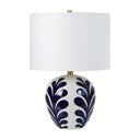 Renwil Darina 19.25" Length Table Lamp - Off-White And Navy