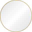 Renwil Alegre 30" Tall Round Wall Mirror - Yellow