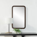 Renwil Almere 40" Tall Rectangular Mirror - Dark Antique Bronze