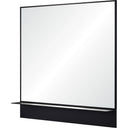 Renwil Otavi 35" Tall Square Wall Mirror - Black