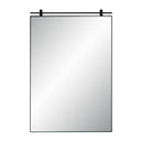 Renwil Titel 36" Tall Rectangular Mirror - Matte Black
