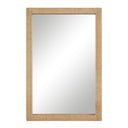 Renwil Sara 36" H x 24" W Wall Mirror - Brown