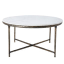 Renwil Pearse Indoor Cast Aluminum Coffee Table - Antique Brass