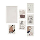 Renwil Priyanka 7 Piece Wide Wall Art - White