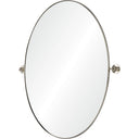 Renwil Azalea 24" Tall Oval Wall Mirror - Grey