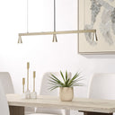 Renwil Linea 42" Wide 3-Light Chandelier - Champagne