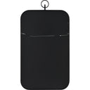 Renwil Priscilla 39.5" Tall Rectangle Wall Mirror - Black