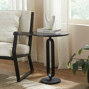Renwil Ery x Indoor Cast Aluminum Side Table - Matte Black