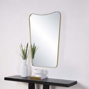 Renwil Artesia 45" Tall Rectangle Wall Mirror - Yellow