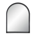 Renwil Cove 46" Tall Arch Rectangular Mirror - Matte Black