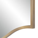 Renwil Florianne 36" Tall Rectangular Arch Mirror - Champagne