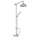 Polished Nickel / Old Porcelain Lever Handle