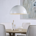 Renwil Ozona 27.5" Wide 1-Light Chandelier - Matte Off-White