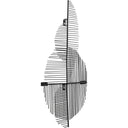 Renwil Brenner 27.8" Wide Wall Art - Black Powder