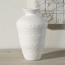 Renwil Melton Indoor Porcelain Ceramic Vase - Matte Off-White