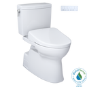 TOTO Washlet+ Vespin II 1G Two Piece Elongated 1.0 GPF Toilet and Washlet+ S7 Contemporary Bidet Seat