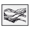 Renwil Mica 45" Wide Wall Art with Wood Frame - Painted Black