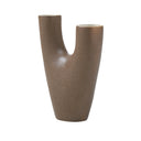 Renwil Garnier Indoor Ceramic Stoneware Small Vase - Te xtured Brown