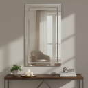 Renwil Stanton 24" Tall Rectangle Wall Mirror - Grey