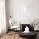 Renwil Colima 36" Tall Arch Wall Mirror - White