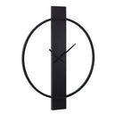 Renwil Romane Indoor Iron Wall Clock - Matte Black