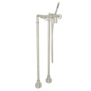 Polished Nickel / Ivory Wheel Handle