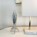 Renwil Rush Indoor Aluminum Statue - Polished Silver