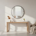 Renwil Lester 30" Tall Round Wall Mirror - Grey