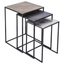 Renwil Threefold Indoor Aluminum Table - Antique Brass