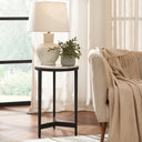 Renwil Arryn Indoor Cast Aluminum Side Table - Black