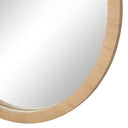Renwil Rita 48" H x 48" W Wall Mirror - Brown