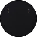 Renwil Claribel 30" Tall Round Wall Mirror - Black