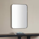 Renwil Glencoe 36" Tall Rectangle Wall Mirror - Black