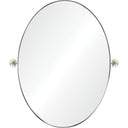 Renwil Azalea 24" Tall Oval Wall Mirror - Grey