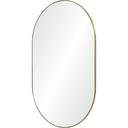 Renwil Beckah 40" Tall Oval Wall Mirror - Yellow