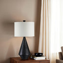 Everren Tortora 31" Height Table Lamp - Matte Black Wash