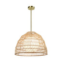 Renwil Palm 14" Length Ceiling Fixture - Brown