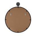 Renwil Adamas 42" H x 36" W Wall Mirror - Black