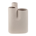 Renwil Fontaine Indoor Ceramic Vase - Te xtured Matte Ivory
