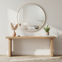 Renwil Thallo 48" Tall Round Wall Mirror - Yellow