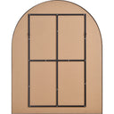 Renwil Lamia 50" Tall Arch Wall Mirror - Black