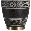 Everren Ceniza 30.5" Height Table Lamp - Black with Wash