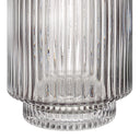 Renwil Amiens Indoor Mouth Blown Glass Glass Vase - Grey Fluted